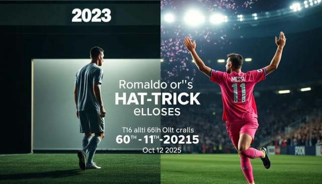 Ronaldo’s Hat-Trick Era Closes, Messi Hits 60th Career Triple