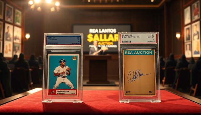 Jackie Robinson and Shohei Ohtani Rookie Cards Lead REA’s January Auction at $24,600 Each