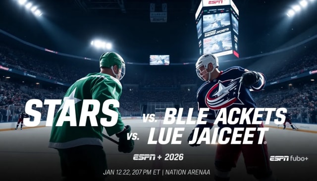 Dallas Stars Face Columbus Blue Jackets in Primetime NHL Matchup