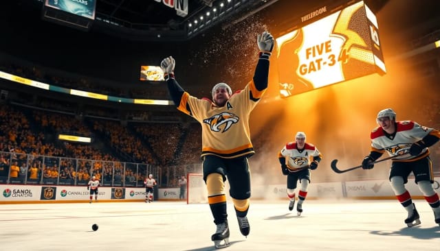 Stamkos Hat Trick Fuels Predators’ Comeback Win Over Senators