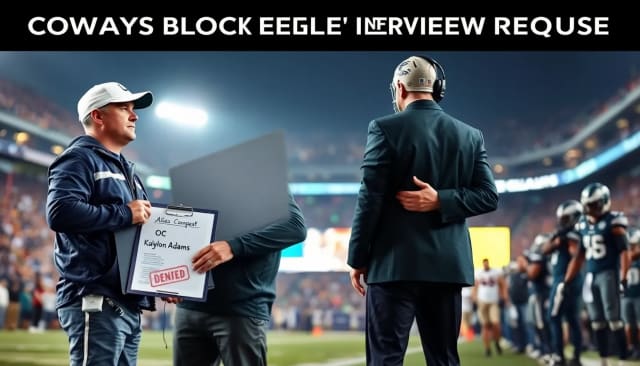 Cowboys Block Eagles’ Request to Interview Offensive Coordinator Klayton Adams
