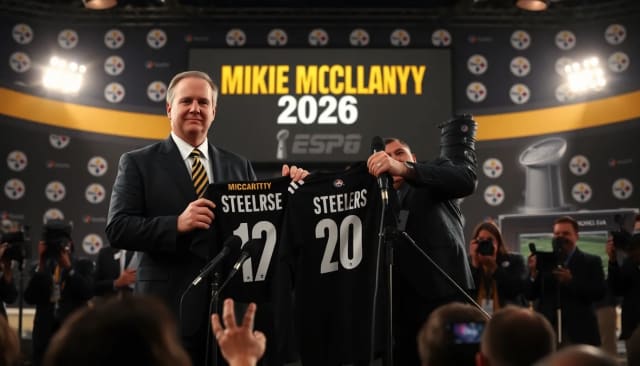 Steelers Announce Mike McCarthy as Head Coach for 2026 Season