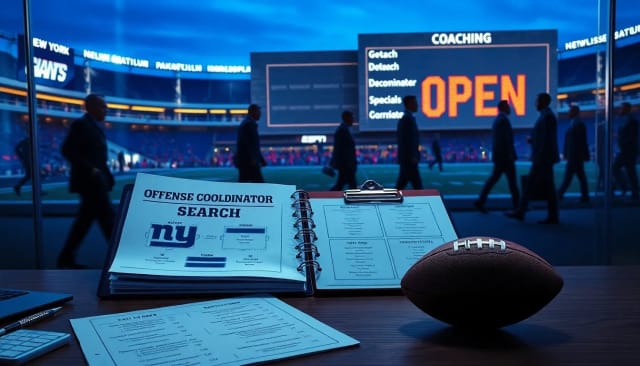 New York Giants Eye Candidates for Offensive Coordinator Role