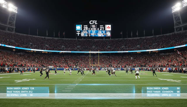 CFL Live Scores and Results with Real-Time Match Stats