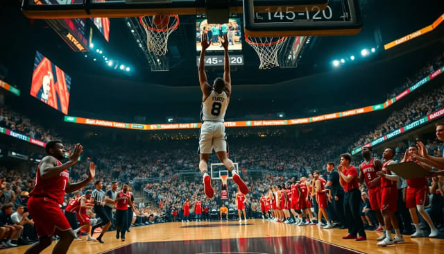 Wembanyama Leads Spurs to Commanding 145-120 Victory Over Rockets