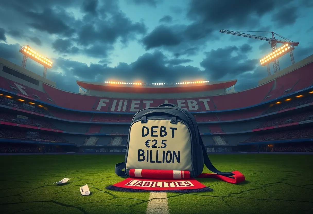 F.C. Barcelona’s Debt Hits €2.5 Billion Amid Leadership Uncertainty