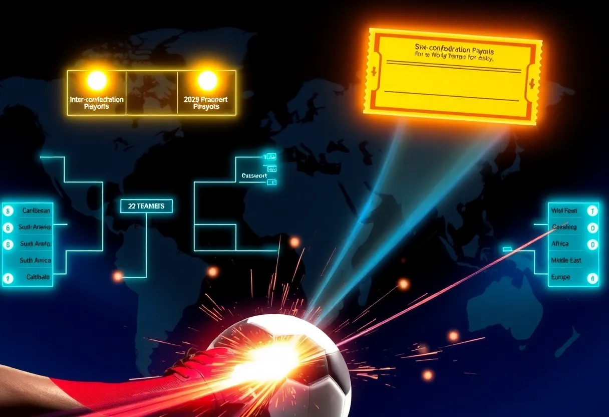 Six Playoff Spots Remain for 2026 World Cup as 22 Teams Battle for Entry