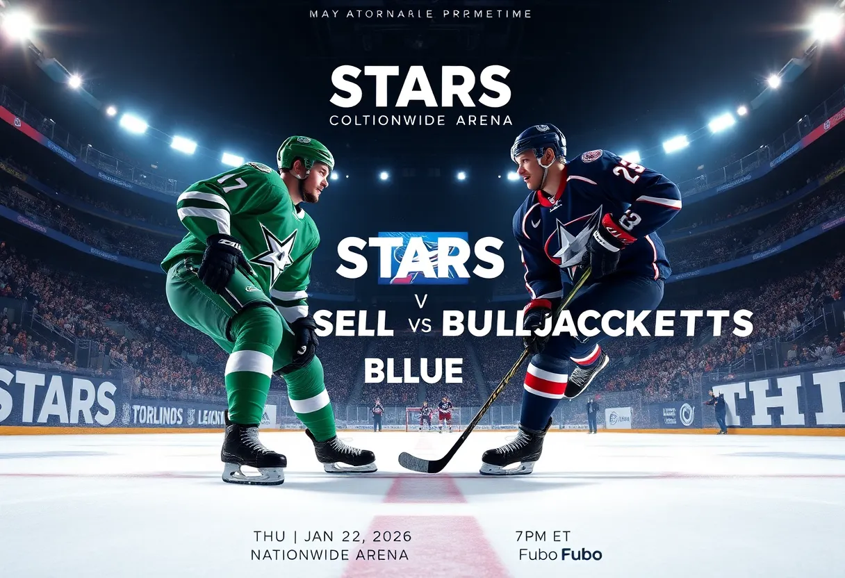 Dallas Stars Face Columbus Blue Jackets in Primetime NHL Matchup
