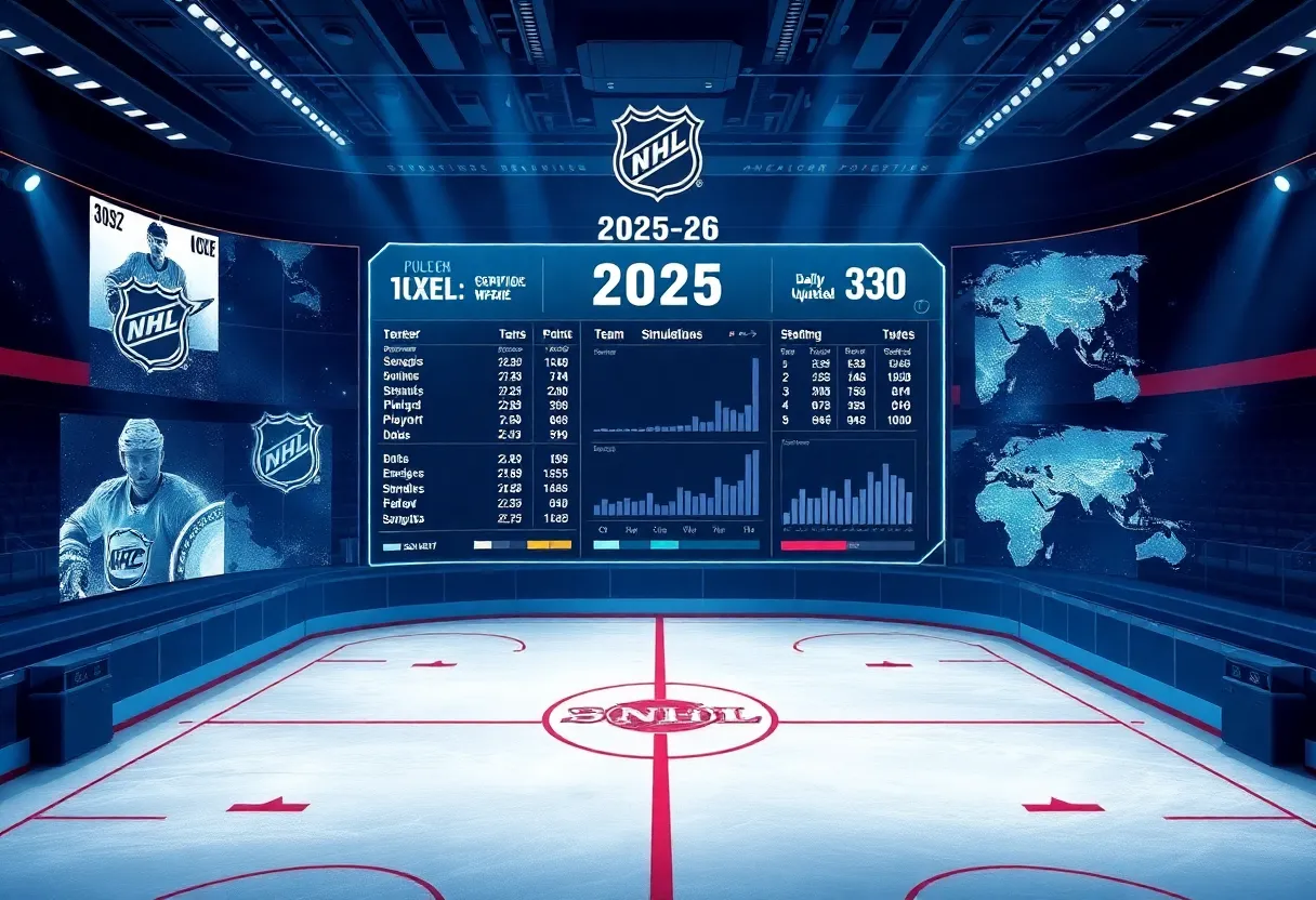 NHL 2025-26 Season: Projected Standings and Playoff Odds Released