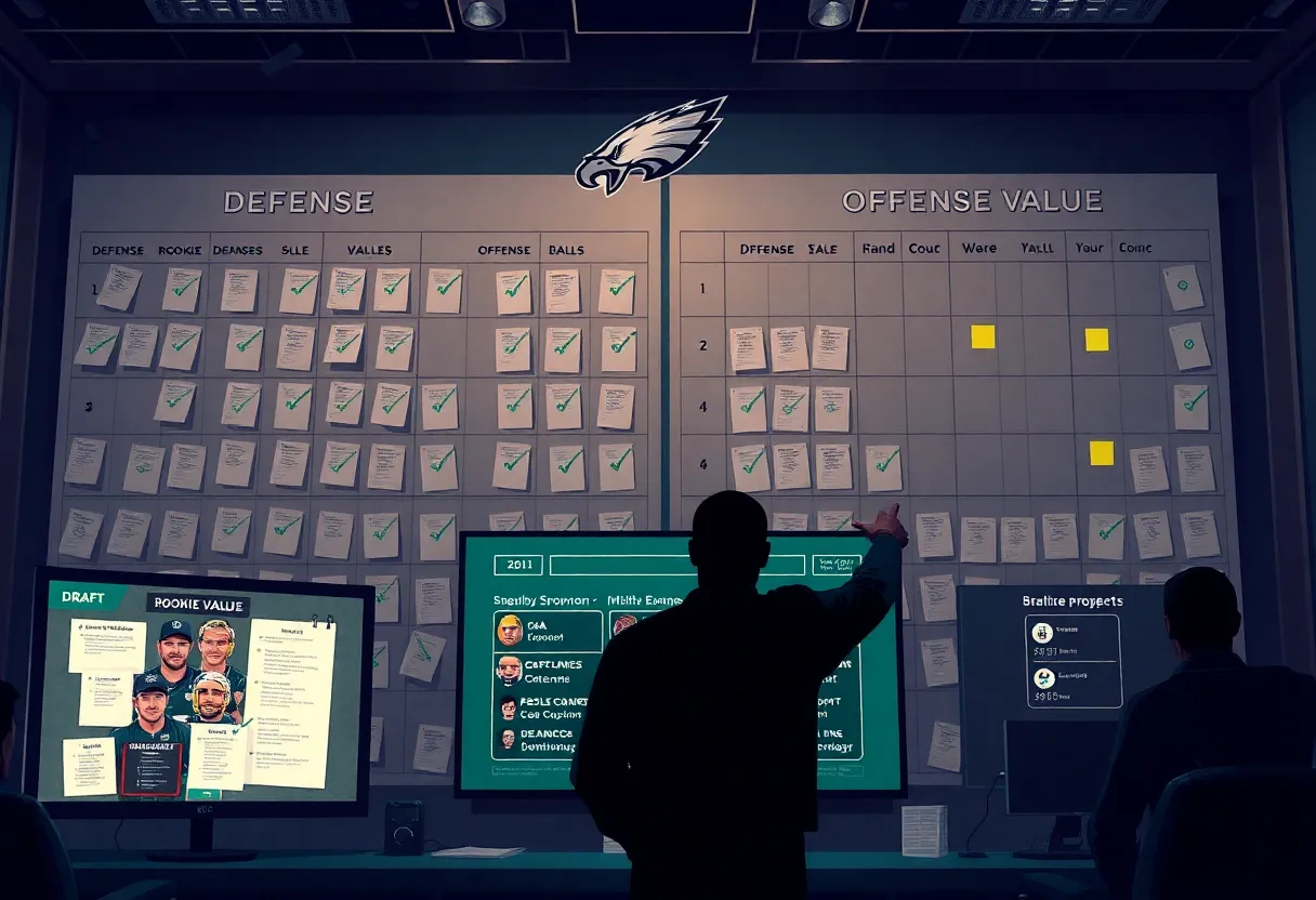 Eagles May Shift Draft Focus to Offense as Defensive Costs Loom