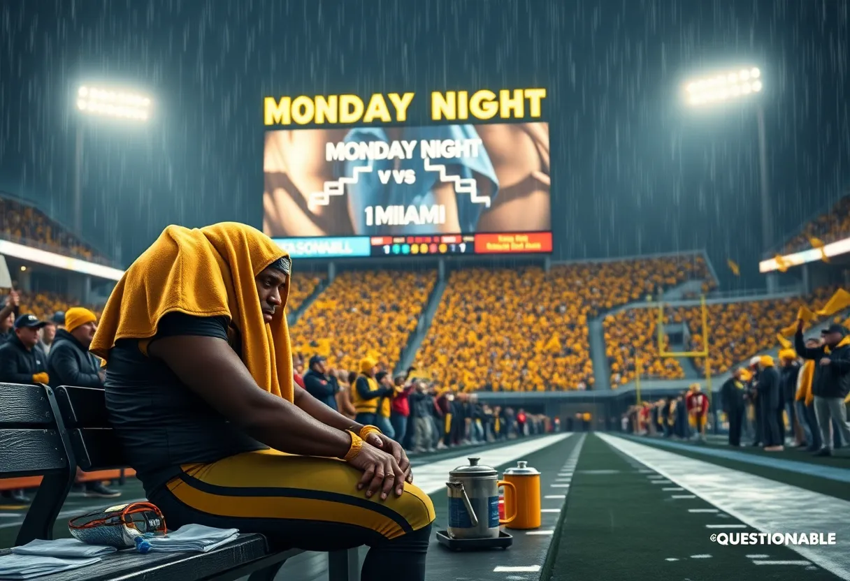 Steelers Running Back Jaylen Warren Listed as Questionable vs. Dolphins