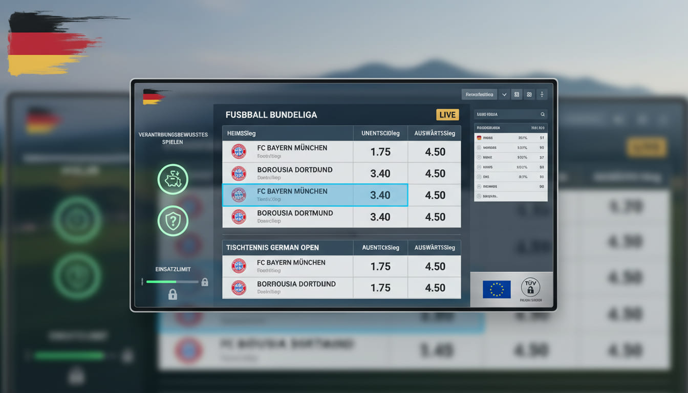 Best Sportsbook Offers Germany: Licensed Bonuses