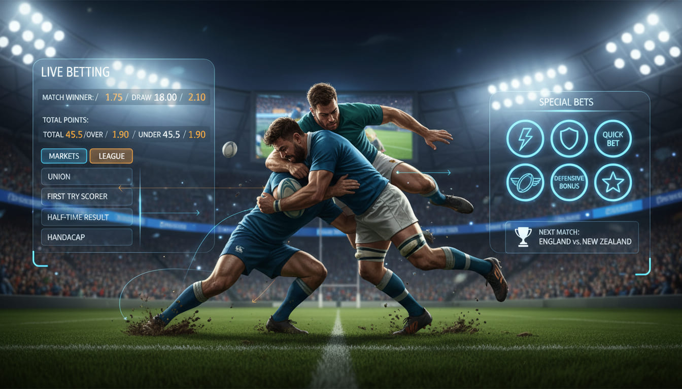 Top Rugby Betting Sites: Live Bets and Special Markets