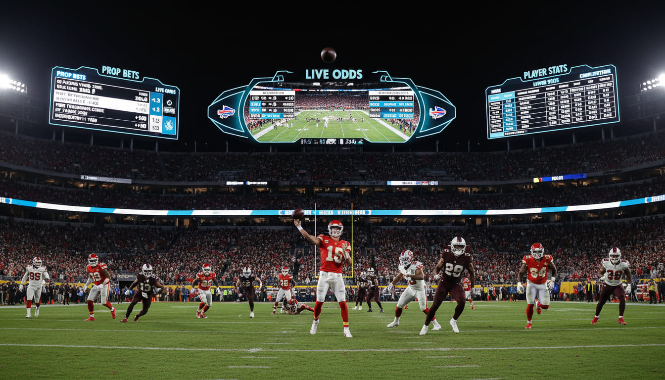 Top American Football Betting Sites: Prop Bets and Live Betting