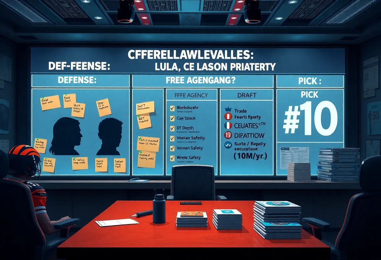 Bengals Target Defense, Depth in Offseason Overhaul