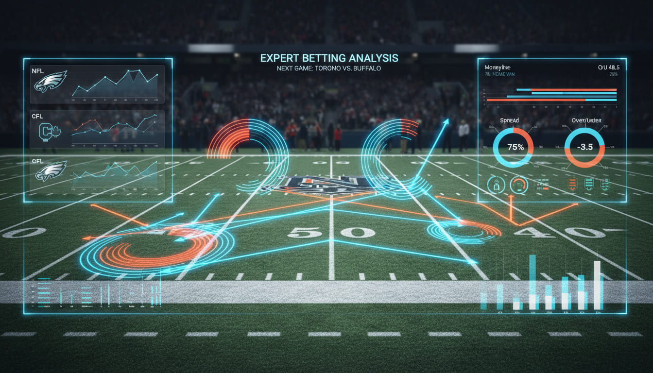 Football Match Predictions for NFL, NCAA, and CFL Games