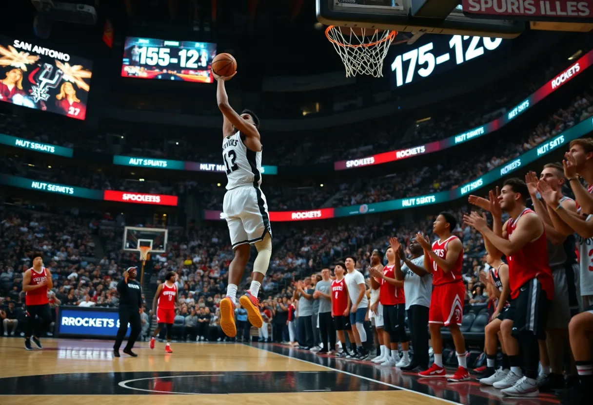 Wembanyama Leads Spurs to Commanding 145-120 Victory Over Rockets
