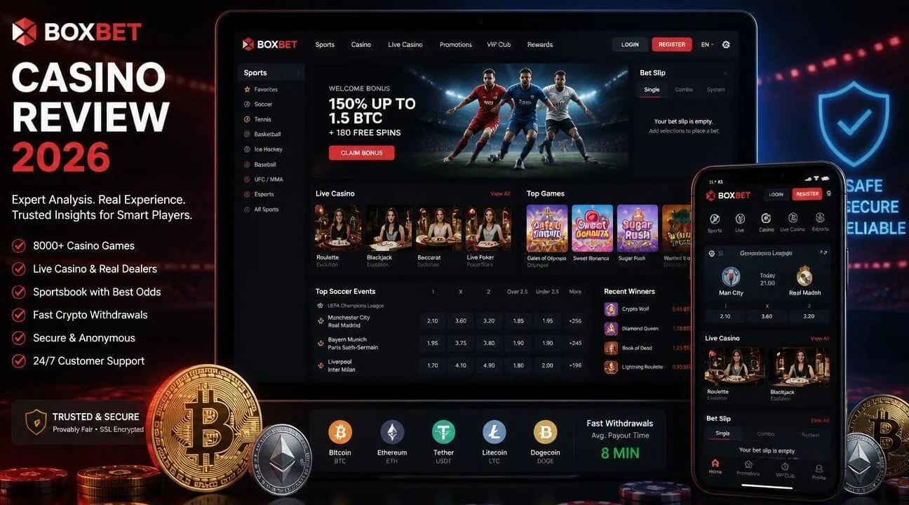 BoxBet Casino Review 2026 Bonuses & Withdrawals