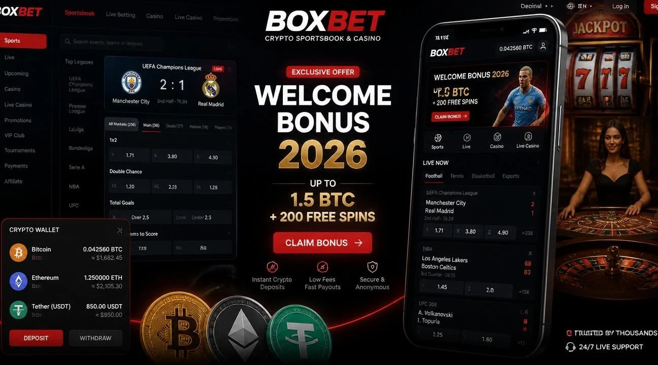BoxBet Welcome Bonus 2026 Review & Promo Codes