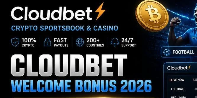 Cloudbet Welcome Bonus 2026 Up to $2500 Rewards