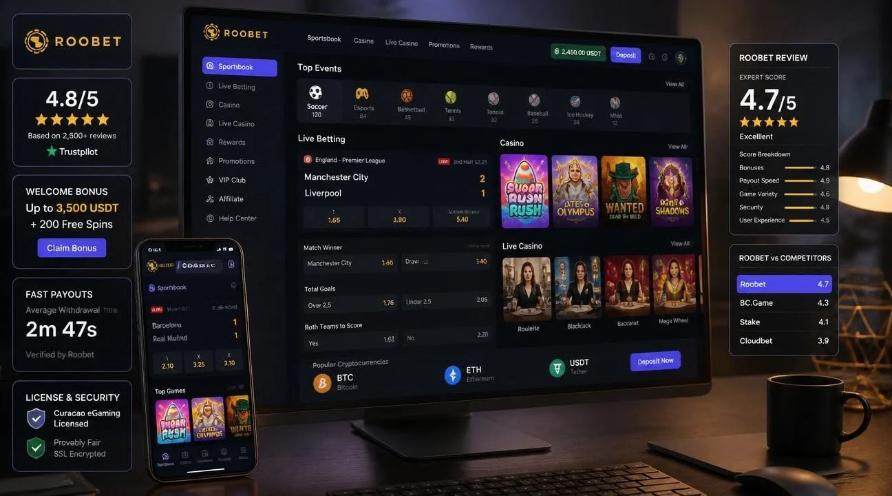 Roobet Casino Review 2026 Is It the Best Crypto Casino?