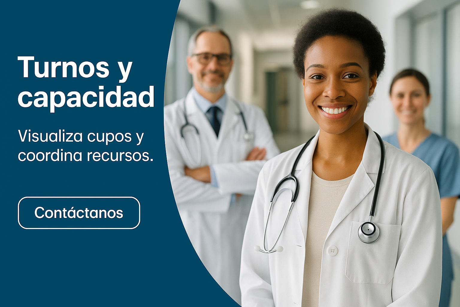 Clínica moderna y equipo