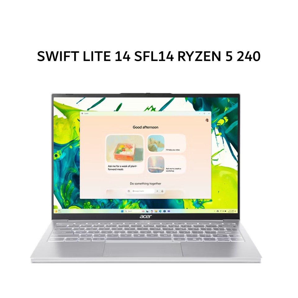 ACER SWIFT LITE 14 SFL14 RYZEN 5 240 16GB 512GB W11+OHS+M365B 14.0WUXGA ...
