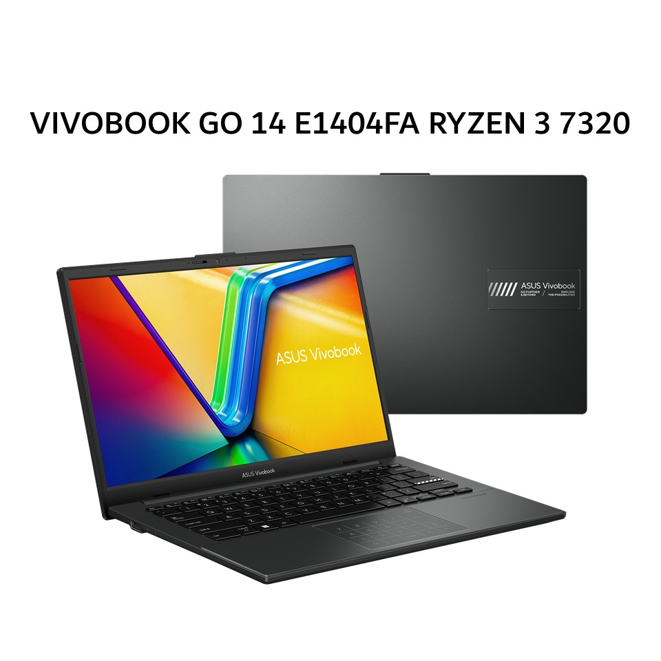 ASUS VIVOBOOK GO 14 E1404FA RYZEN 3 7320 8GB 256GB W11+OHS+M365B