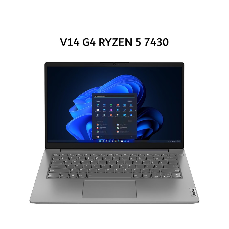 LENOVO V14 G4 RYZEN 5 7430 8GB 512GB W11+OHS 14.0FHD IPS GRY 2Y