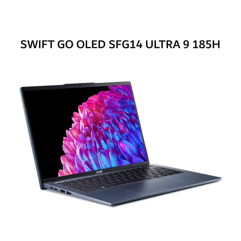ACER SWIFT GO OLED SFG14 ULTRA 9 185H 32GB 1TB W11+OHS 14.0 2.8K
