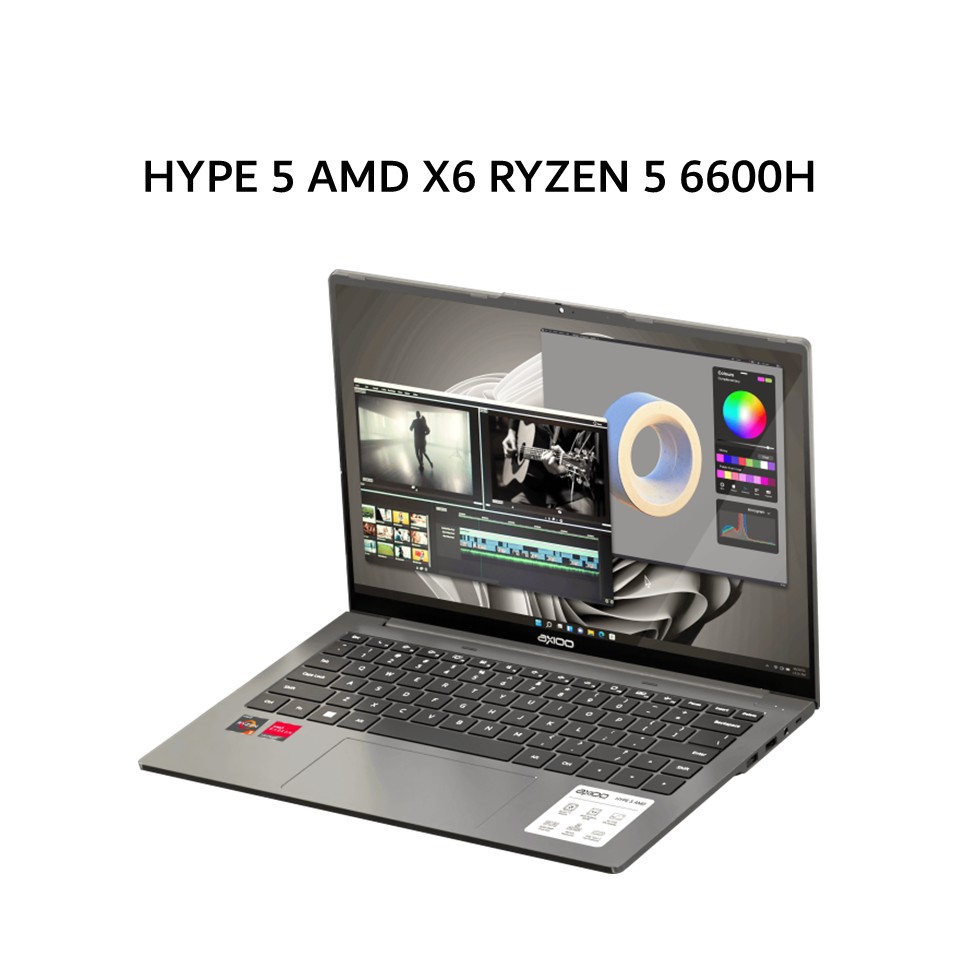Windowsノート本体 Axioo Hype 5 Ryzen 5 6600H / RAM16GB AXIOO HYPE 5 AMD JKT48 X6 RYZEN 5 6600H 16GB 256GB W11 14.0FHD IPS