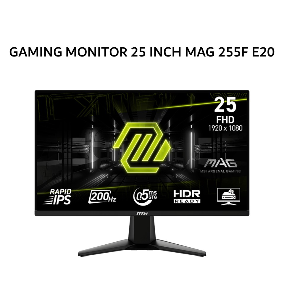 MSI GAMING MONITOR 25 INCH MAG 255F E20 / MAG255F E20 RAPID IPS