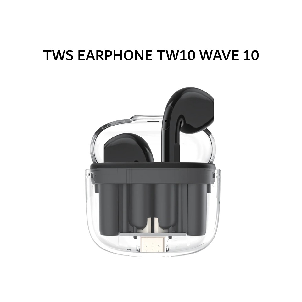 FANTECH TWS EARPHONE TW10 WAVE 10 BLACK | Agres ID