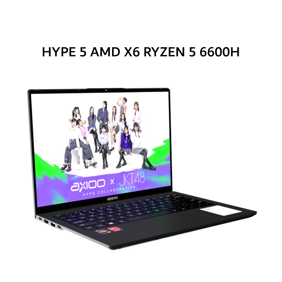 AXIOO HYPE 5 AMD JKT48 X6 RYZEN 5 6600H 16GB 256GB W11 14.0FHD IPS