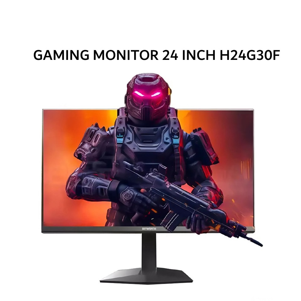 SKYWORTH GAMING MONITOR 24 INCH H24G30F 200H FAST IPS FHD 1080P 1MS ...