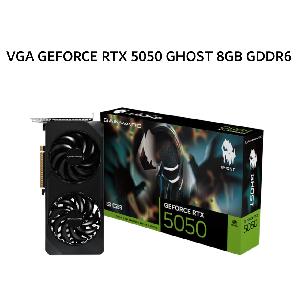 GAINWARD VGA GEFORCE RTX 5050 GHOST 8GB GDDR6 3Y | Agres Komputer