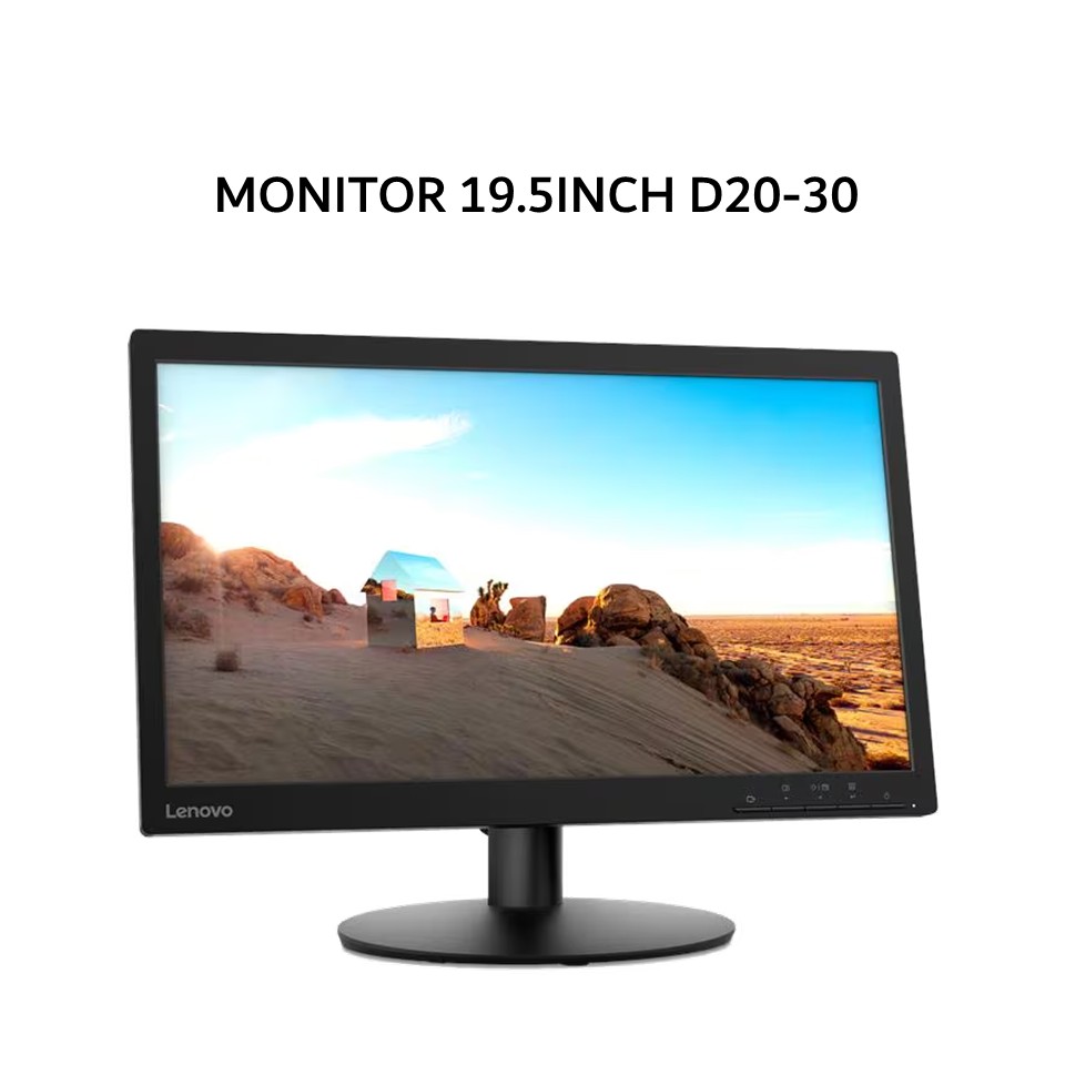 LENOVO LED MONITOR 19.5INCH D20-30 TN 900P 2MS 60HZ HDMI+VGA TILT