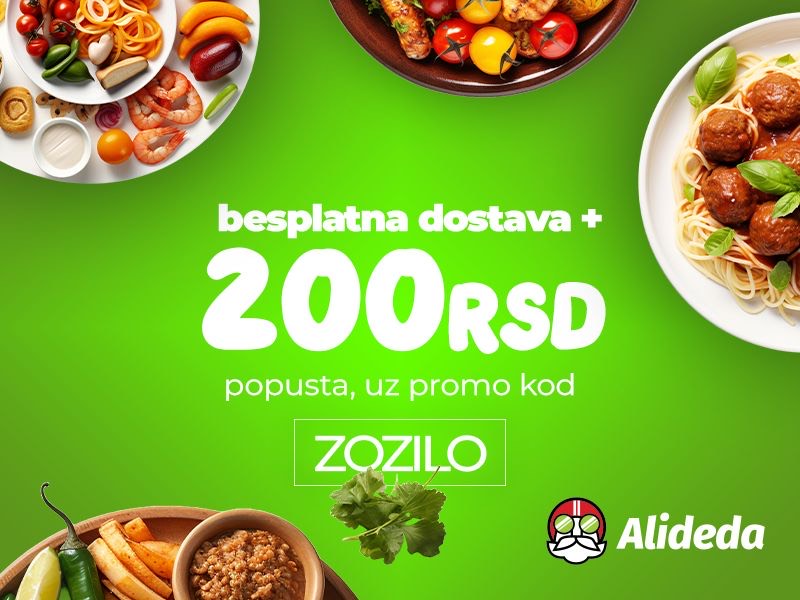 Besplatna dostava i 200 rsd popusta