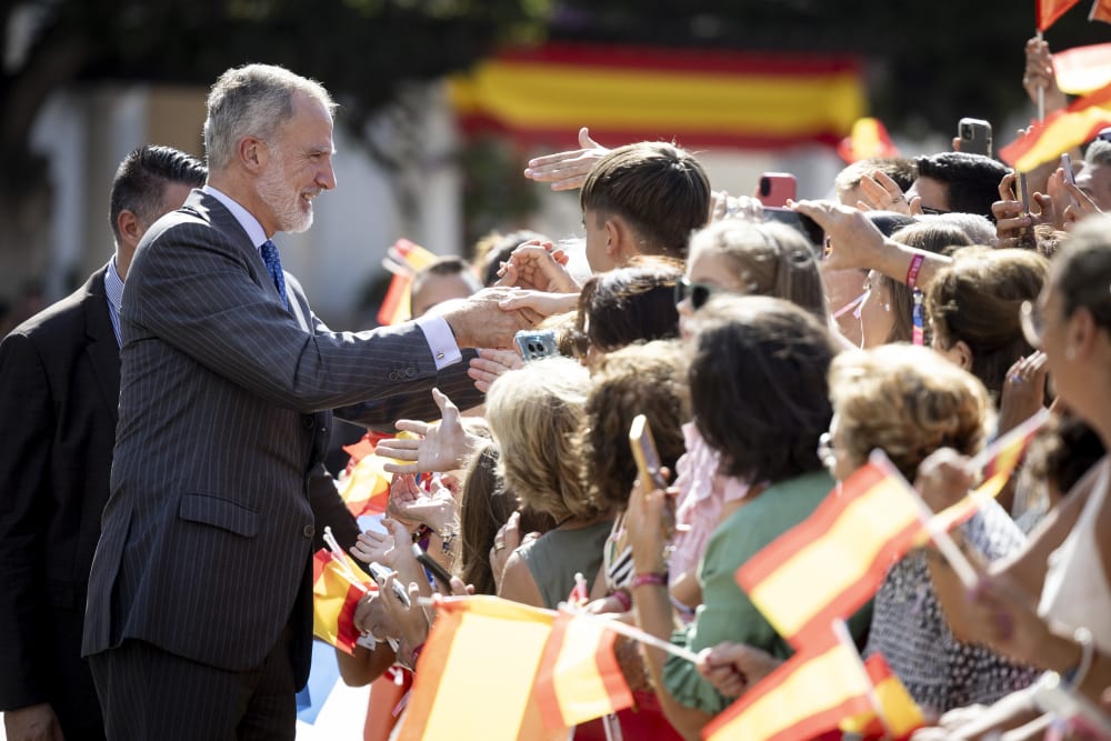 El Rei Felip VI pronuncia un contundent discurs de suport als ciutadans de Melilla: "Estem preparats per a defensar els nostres valors i les nostres llibertats"