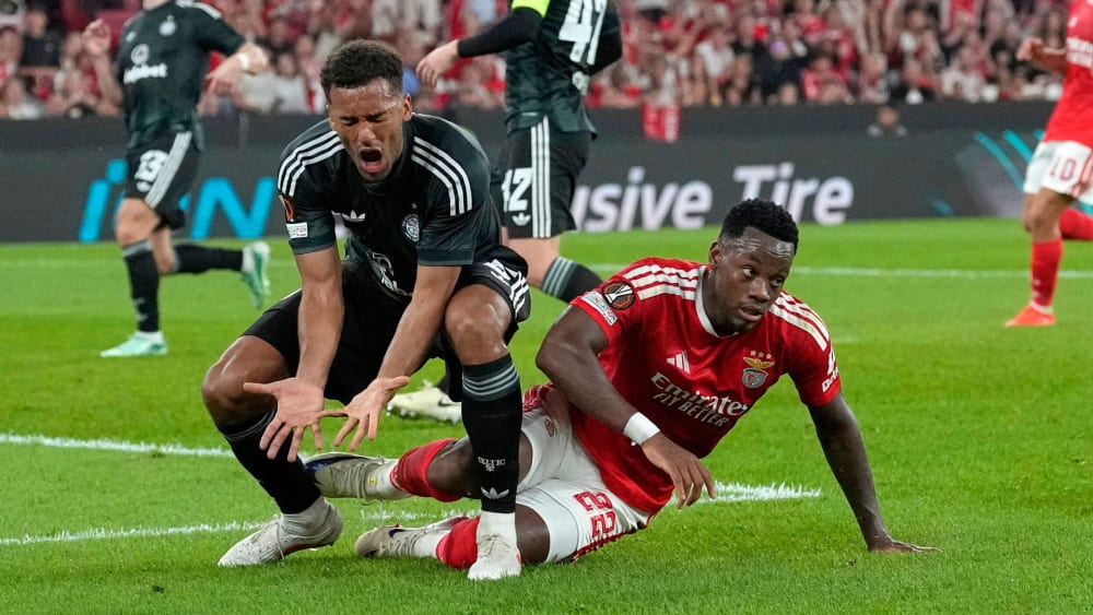 Partit de l'Europa League entre el Benfica i el Celtic a Lisboa.