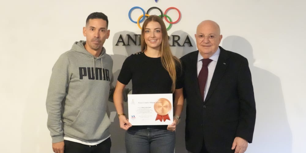 El Comitè Olímpic atorga a Naiara Liñán un diploma i un premi econòmic pel bronze assolit als Jocs del Mediterrani