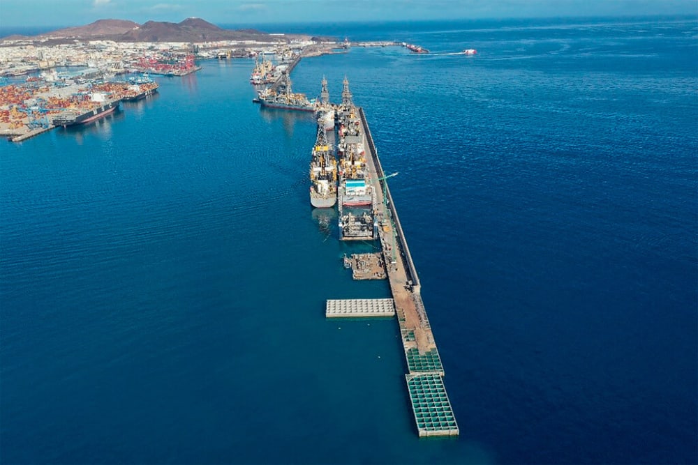 El port de Las Palmas es transformarà amb una ambiciosa obra: una descomunal quantitat de roca amagada sota la mar