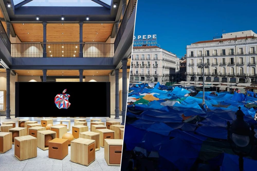 L'iPhone Duo s'estrena a Madrid coincidint amb la protesta per l'habitatge en Sol: això diu Apple