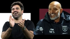 Futbolistes disputant una pilota en un partit de l'English Football League.
