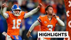 Els Broncos van guanyar campes Superbowl Marhawks en hores extres.