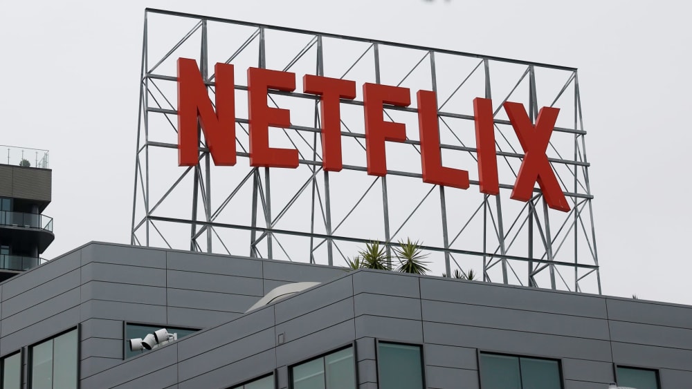 Logotip de la plataforma de reproducció en línia Netflix.