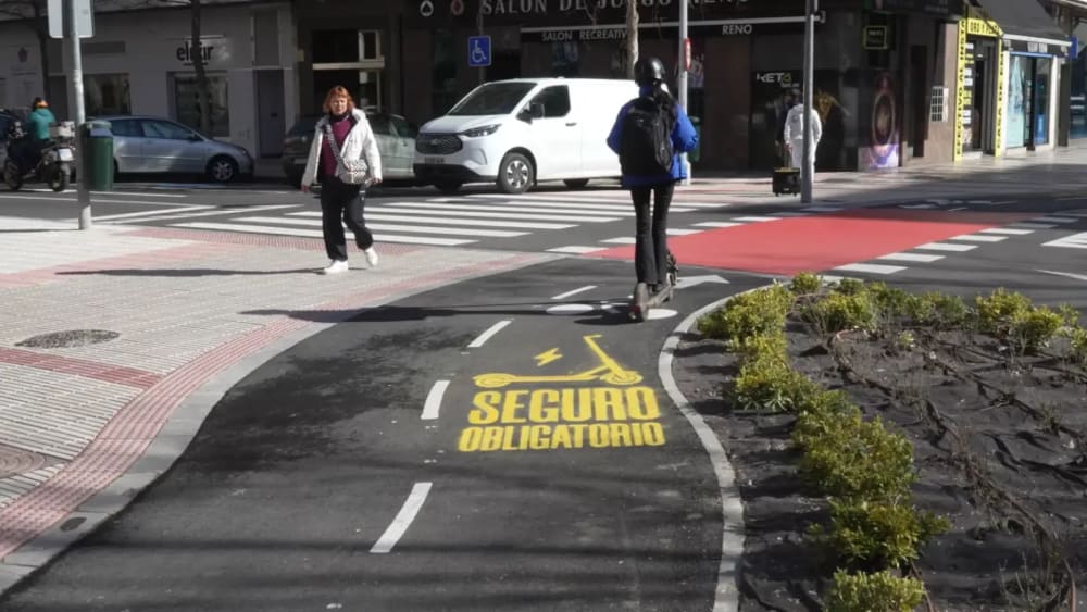Pamplona registra un augment d'un 128% en sancions als conductors de patinets elèctrics en el que va d'any