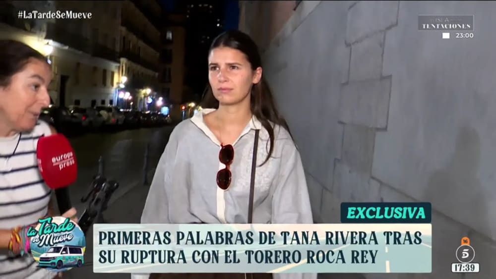 Primeres paraules de Tana Rivera després de #conèixer la seva ruptura amb Roca Rey: "Estic molt bé"