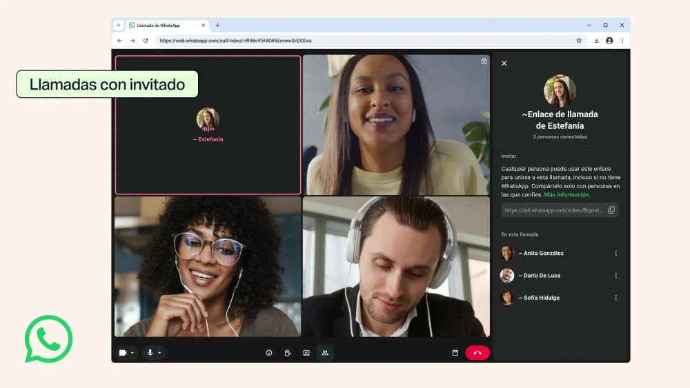 WhatsApp ara et permet cridar a persones que no tenen compte en l'app: així pots fer-ho