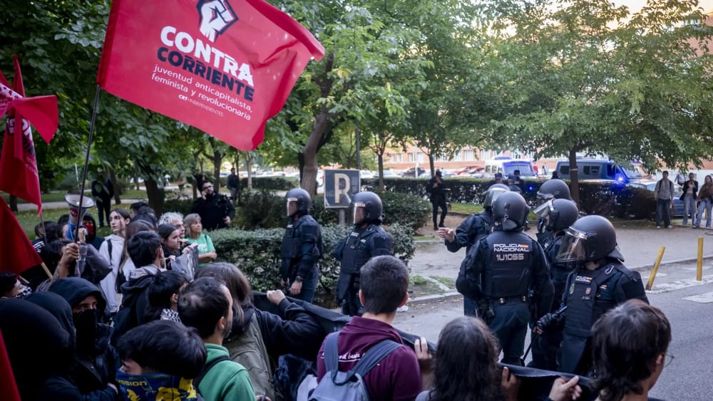 Contracorrent, el grup vinculat als disturbis a Madrid que defensa "la lluita per a bloquejar-lo tot"